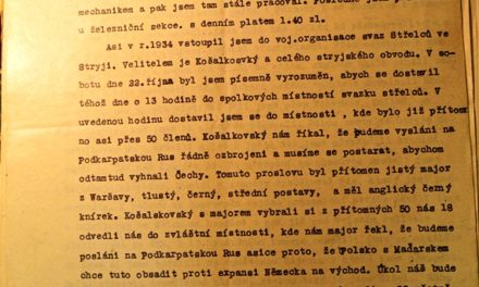 Протокол допиту затриманого польського терориста Рудольфа Гавелки